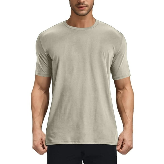 Nmnitkp Mens T Shirt - Short Sleeve Crew Neck Soft Fitted Tees S - 4XL Fresh Classic Tshirts,Breathable and Cool Mens Shirts 2XL