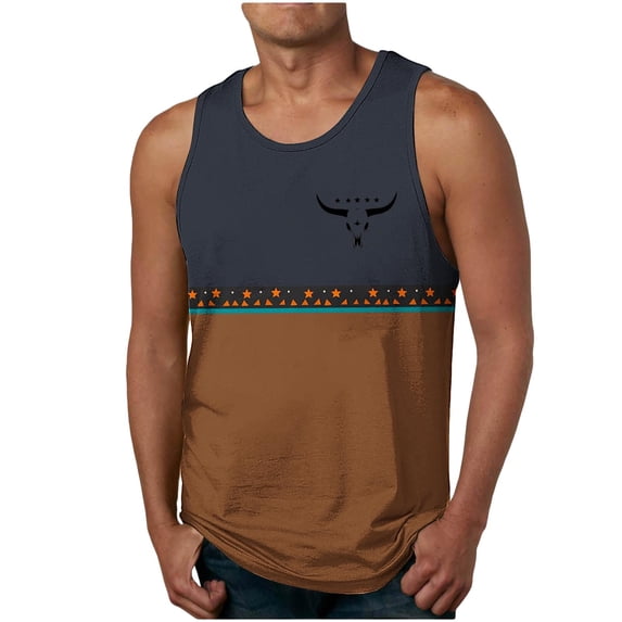 Nmnitkp Mens Tank Top Soft Performance Boxing Gym Shirts Plain Muscle Tee Cotton Tank Tops