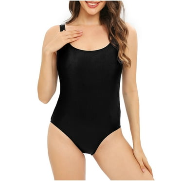 Nmnitkp One Piece Swimsuit Women Women's Swimsuit Women's Sports Oversized Mesh Skirt Bikini Swimsuit Tankini Swimsuits for Women Tummy Control Plus Size Swimdress Round Neck Solid Bathing Suits