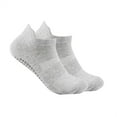 thumbnail image 1 of Nmnitkp Pairs Pilates Grip Socks for Women, Yoga Socks with Grips, Grippy Socks for Barre Gray,Free Size, 1 of 2