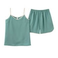 thumbnail image 1 of Nmnitkp Pajamas for Women Set Sleep Aid Womens Pajamas Home Clothing Fashion Comfortable Solid Color Suspender Pajamas Set, 1 of 5