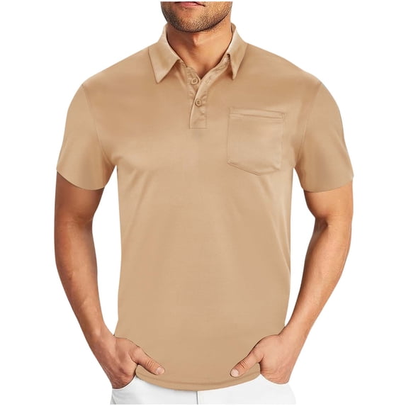 Nmnitkp Shirts for Men with Pocket Short Sleeve Lightweight Performance Golf Shirt Mesh Summer Casual Shirt,Breathable and Cool Mens T-Shirts XL
