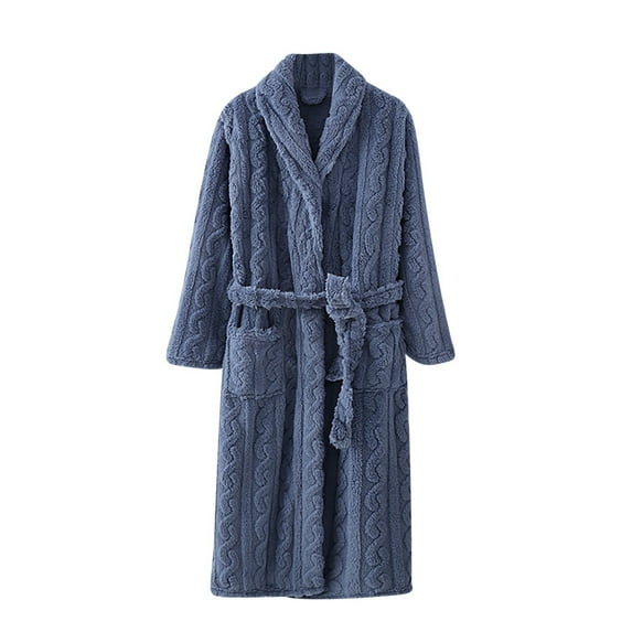 Nmnitkp Robes for Women Soft and Skin-Friendly Womens Plush Robe, Premium Healthy Fabric Fluffy Robe Womens Fleece Robe Long Warm Bathrobes for Women(Unisex)