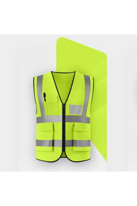 Safety Vest,Reflective Safety Vest High Visibility Class II Vest for Women & Men Meets ANSI Standards