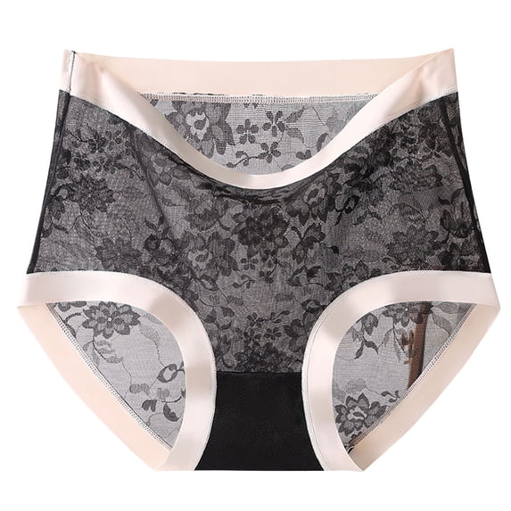 Nmnitkp Sexy Panties for Women Ladies Underwear Panties Lace Panties High Waisted Plus Size Panties for Women Brief Hipster Panties for Women