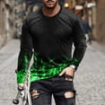 thumbnail image 1 of Nmnitkp Shirts for Men Fashionable Graphic Long Sleeve Shirt Graphic Tees Unisex 3D Printed Short Sleeve Novelty Tops T-Shirts & ​​Soft Long Sleeve Shirts For Men（Plus Size）, 1 of 5