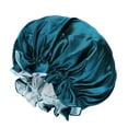 thumbnail image 1 of Nmnitkp Shower Caps, Reusable Shower Cap for Women, Double Layer Hair Cap, Large Size for All Hair Lengths,for Girls Spa Home Salon Use Heat Shower Cap, 1 of 3