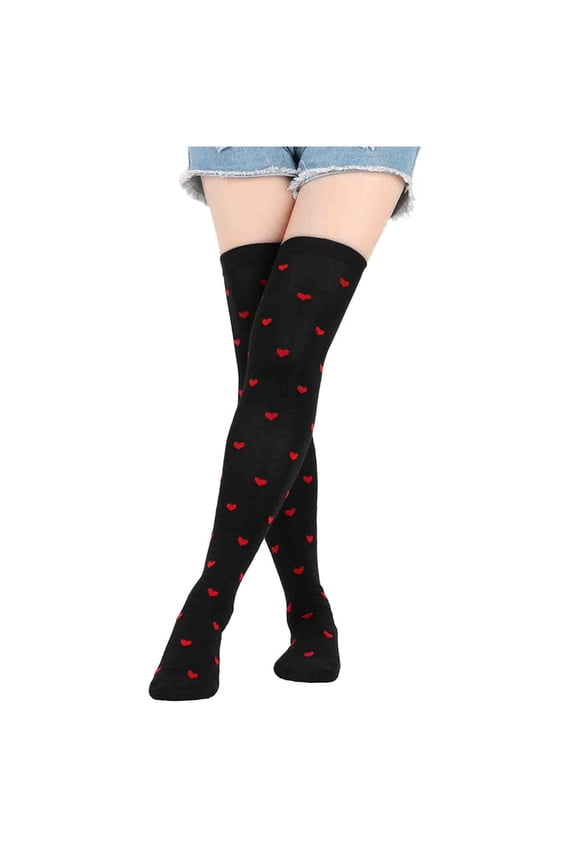 Socks High Quality Healthy Fabric Women Over Knee Thigh High Socks Plus Size Tube Leg Warmers Stocking Cotton Long Solid Leggings Sock( Cotton)
