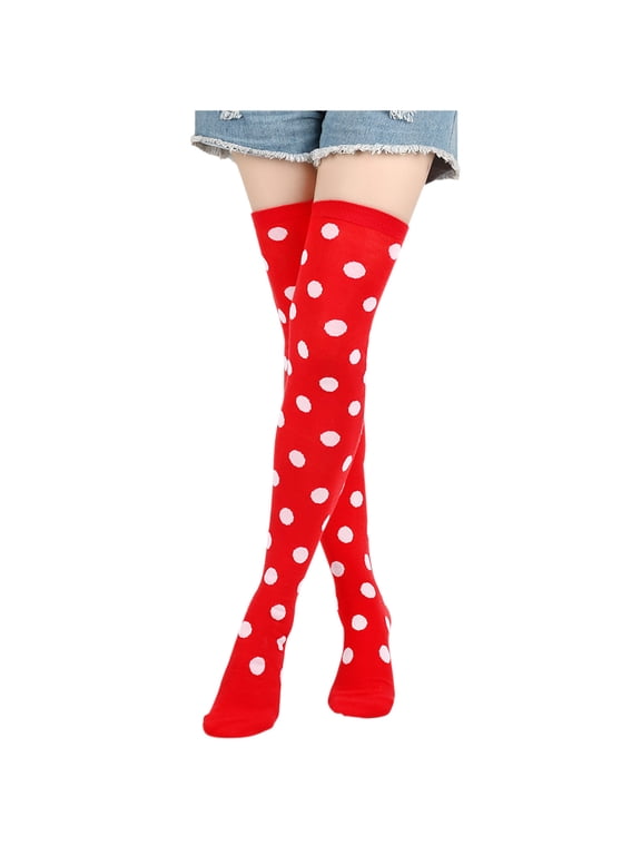 Socks High Quality Healthy Fabric Women Over Knee Thigh High Socks Plus Size Tube Leg Warmers Stocking Cotton Long Solid Leggings Sock( Cotton)