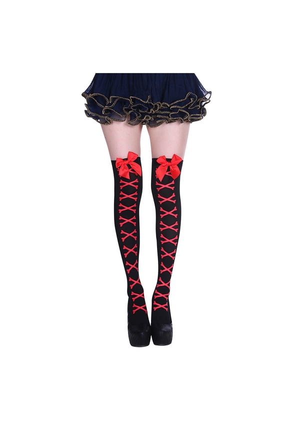 Socks for Women Add to the Festive Atmosphere Women Over Knee Thigh High Socks Plus Size Tube Leg Warmers Stocking Cotton Long Solid Leggings Sock