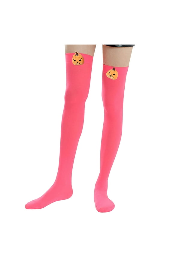 Socks for Women Add to the Festive Atmosphere Women Over Knee Thigh High Socks Plus Size Tube Leg Warmers Stocking Cotton Long Solid Leggings Sock