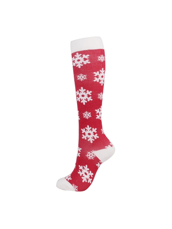 Socks for Women High Quality Healthy Fabric Socks Add to the Festive Atmosphere Knee High Christmas Socks For Adults - Funny Holiday Party Apparel For Men and Women