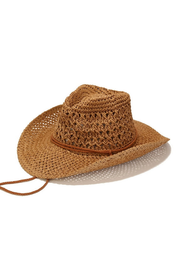 Sun Hat Fancet Packable Straw Fedora Panama Sun Summer Beach Hat Cuban Trilby Men Women Khaki