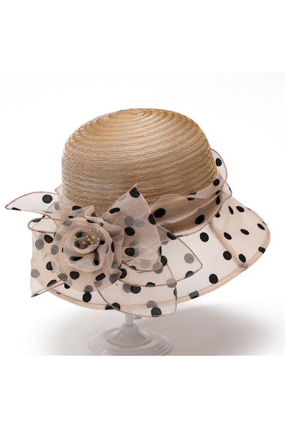 Sun Hats for Women Fashion Sun Hat Printing Ventilate Fisherman Hat Organza Flower Sunscreen Hat Khaki