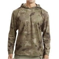 thumbnail image 1 of Nmnitkp Sun Protection Shirts for Men High Quality Sunscreen Fabric Men's Sun Protection Hoodie Shirts UPF 50+ Long Sleeve Rash Guard Performance Athletic Running Hiking Camouflage T-Shirt Hoodie, 1 of 2