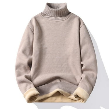 Nmnitkp Sweaters for Men Comfortable and Warm Solid Color Mens Sweater High Quality Fabric Men's Slim Fit Turtleneck Sweater Casual Basic Knitted Long Sleeve Pullover Sweater(PLUS SIZE)