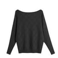 thumbnail image 1 of Nmnitkp Sweaters for Women Elegant Design Womens Off The Shoulder Sweater Top Fall 2025 Oversized Knit Batwing Long Sleeve Crochet Pullover Sweaters & Soft PLUS SIZE Sweaters for Women, 1 of 6