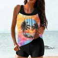thumbnail image 1 of Nmnitkp Swim Suits for Women 2026 Quick-dry Women's Tankini Swimsuit Tummy Control 2 Piece Bathing Suit Flowy Floral Print Swim Tank Top with Boyshorts, 1 of 5