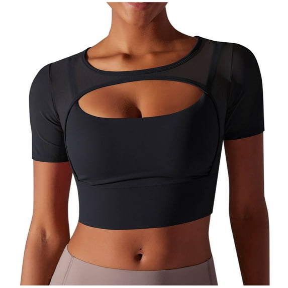 Nmnitkp Tank Top for Women Comfortable and Breathable Womens Square Neck Longline Sports Bra - Workout Crop Tank Tops Padded with Built in Shelf Yoga Bra