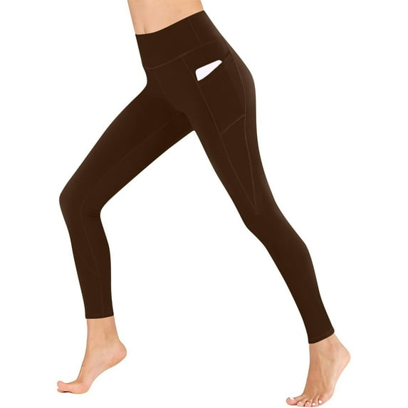 Nmnitkp Tummy Control Workout Leggings with Pockets High Waist Athletic Yoga Pants for Women Running, Fitness Plus Size Tummy Control Leggings