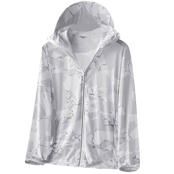 Nmnitkp UPF 50 Long Sleeve Men Cool & Breathable Summer Sun Protection Shirts for Men Sunscreen Clothes Men's Outdoor Lightweight Sunscreen Waterproof Long Sleeve Hoodie