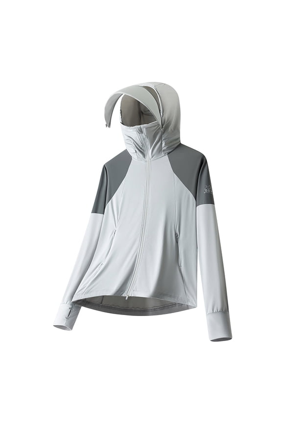 UPF 50 Long Sleeve Men Cool & Breathable Sun Protection Rash Guard Jacket for Men - Fishing Shirts with UV Protection Hoodie