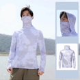 thumbnail image 1 of Nmnitkp UPF 50 Long Sleeve Men Hoodie Cool & Breathable Sun Protection Shirts for Men Performance Fishing Hoodie with Face Mask Sunblock Shirt Hooded Long Sleeve, 1 of 3