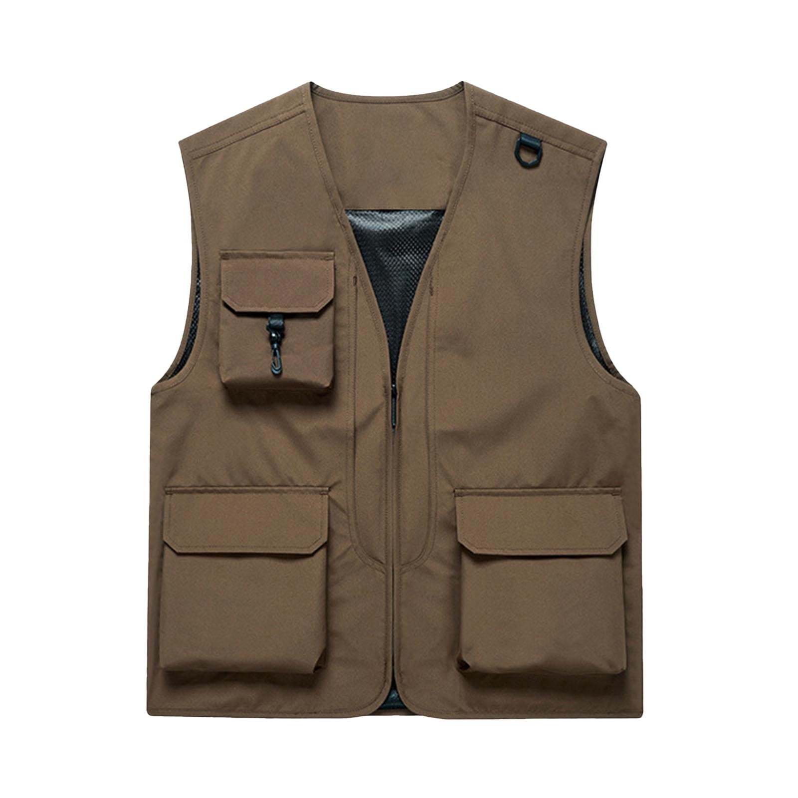 Nmnitkp Vest for Men Durable Men's Casual Lightweight Outdoor