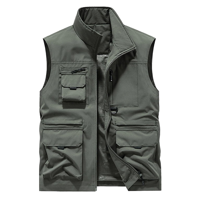 Nmnitkp Vest for Men,Men's Lightweight Quick Dry Outdoor Multi