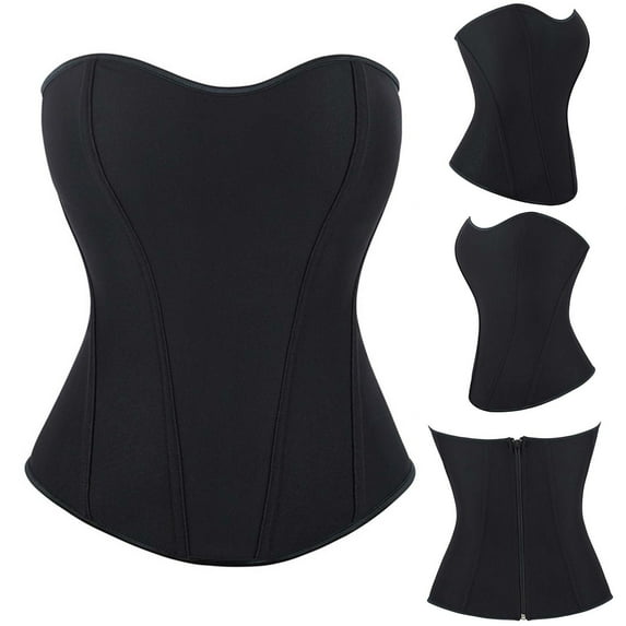 Nmnitkp Vintage Renaissance Corset Top for Women Floral Bustier Lace Up Boned Overbust Lingerie Bodyshaper , Show Nobility Strapless Corset