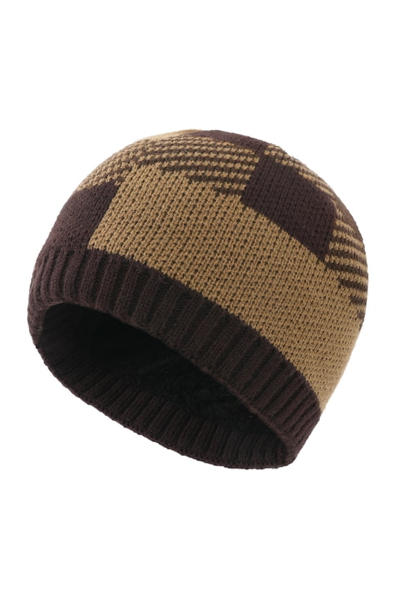 Winter Beanie Hats for Men Women, Fleece Lined Beanie Soft Warm Knit Hat Ski Stocking Cuffed Cap & Stylish and Cool Hat(Unisex)