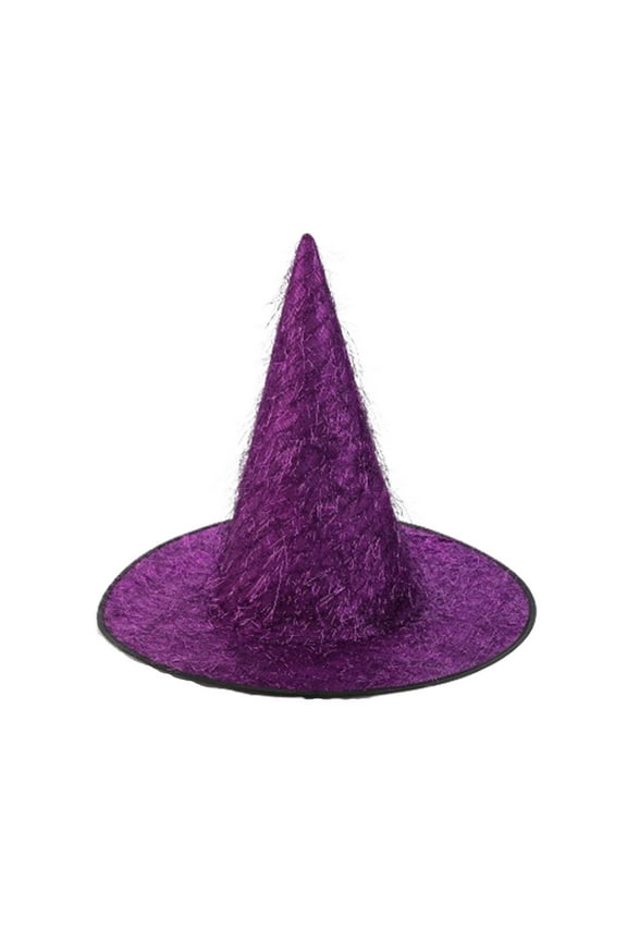 Witch Hats for Women Lace Halloween Witches Hats for Decoration Wizard Hat Halloween Costume Witch Costume Hat（Unisex）