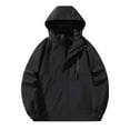 thumbnail image 1 of Nmnitkp Women Coat Windproof & Waterproof Women's Lightweight Water-Resistant Hooded Puffer Coat Multi-functional Pockets Abrasion Resistant Hooded(Plus Size), 1 of 2