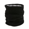 thumbnail image 1 of Nmnitkp Women Winter Neck Warmer Gaiter Double-Layer Soft Fleece Lined Thick Knit Circle Scarf Windproof, 1 of 3
