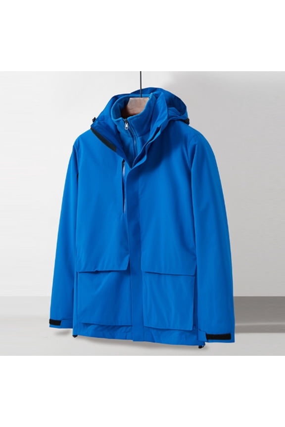 Women's 3-in-1 Winter Coats Snow Ski Jacket Raincoat for Women Breathable & Comfortable Windproof Fleece Lined Winter Jacket Parka (Removable lining)