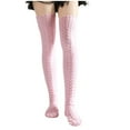 thumbnail image 1 of Nmnitkp Women's Cable Knit Thigh High Socks Over Knee High Long Leg Stockings Extra Long Winter Long Boot Leg Warmers Breathable and Antibacterial Womens Socks, 1 of 5