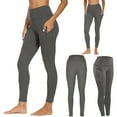 thumbnail image 1 of Nmnitkp Women's High Waisted 7/8 Yoga Leggings with Pockets, Buttery Soft Tummy Control Butt Lifting Leggings, No See Through Workout Pants for Gym & Daily Wear Dark Gray,S, 1 of 9