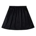 thumbnail image 1 of Nmnitkp Women's Satin Half Slip Skirt, Anti-Static & Anti-See-Through Underskirt, Comfortable Short Liner for Dresses & SkirtsBlack,Free Size, 1 of 4