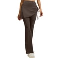 thumbnail image 1 of Nmnitkp Women's Sports Skirted Flare Leggings Yoga Skirts Spandex Tights Athletic Tennis Skorts Gym Active Running Bottoms, 1 of 9