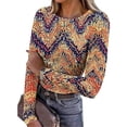 thumbnail image 1 of Nmnitkp Womens 2025 Summer Fall Long Sleeve Shirts Ribbed Knit Fitted Basic Tee Going Out Tops Underscrub Casual Outfits Multicolor,M, 1 of 8
