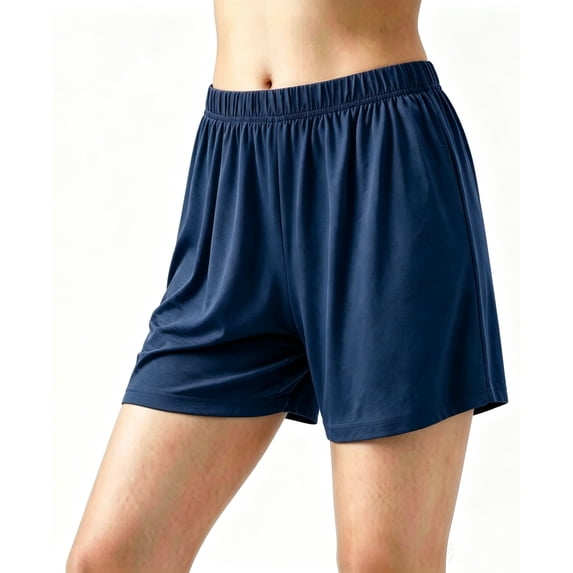Nmnitkp Womens Casual Summer Shorts Loose Elastic Waisted Plus Size Short Lounge Running Elastic Waist Shorts with Pocket S-4XL