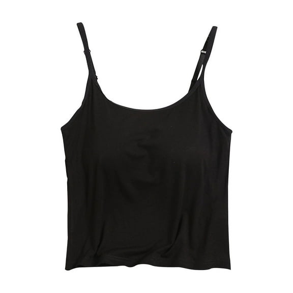 Nmnitkp Womens Pajamas Solid Color Breathable and Comfortable Pajamas Adjustable Suspenders Wear Base Underwear & Sleepwear With Built In Bra