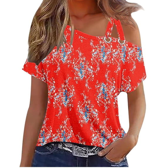 Nmnitkp Womens Plus Size Tops Floral Summer Tops Sleeveless Tank Floral Casual Cute Loose Fit Cute T-Shirt Tunic Blouses