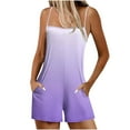 thumbnail image 1 of Nmnitkp Womens Shorts High Quality Fabric Jumpsuit Shorts Stylish Patchwork Print Women’s Shorts Side Pockets for Casual Wear L, 1 of 5
