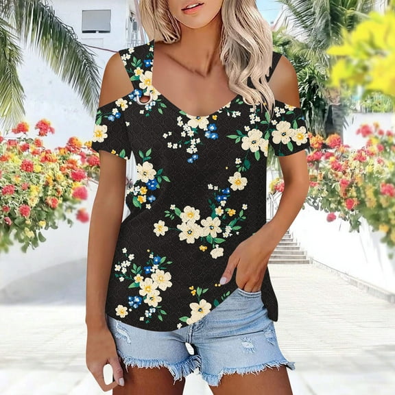 Nmnitkp Womens Summer Tops Fashionable and Beautiful Tank Cute Tops for Women Casual Sleeveless Shirt Loose Fit Scoop Neck O Ring Shoulder Blouse Black,XL