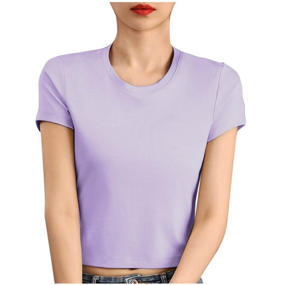 Nmnitkp Womens Tops Adorned With V Neck Element Paired With Short Sleeve Tops in Soft Cotton Fabric for Casual Tops for Women’s Everyday Comfort & Womens Blouses