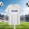 thumbnail image 1 of Nmnitkp Womens Tops We Are Japan Football Fan Graphic T-Shirt, Crew Neck Short Sleeve Casual Tee, Multiple Colors Available White,S, 1 of 5