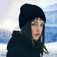 thumbnail image 1 of Nmnitkp Womens Winter Hat Slouchy Beanies for Women Cable Knit Winter Beanie Hats for Women Thick Cold Weather - Beanies Women Navy, 1 of 6