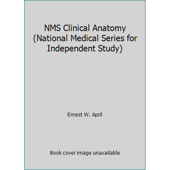 Pre-Owned NMS Clinical Anatomy (National Medical Series for Independent Study) (Paperback) 8174310320 9780683061994