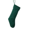 Nnhblu 18 Inches Christmas Stockings 1 Pack, Large Size Cable Twist